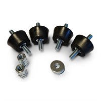 Vibration damper, 4pcs conical