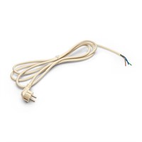 Plug with 3m white cable