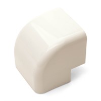 Utvändigt hörn, 77mm - Vit