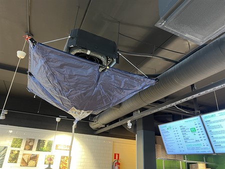 Ceiling AC Cleaning cover