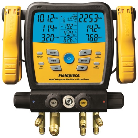 4 way manometer with vacuum